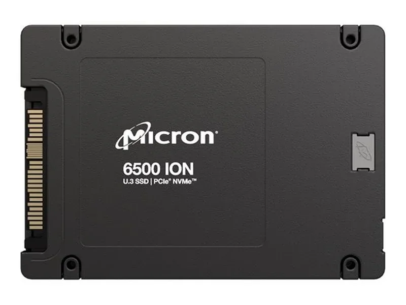 Micron MTFDKCC30T7TGR-1BK1DFCYY 6500 ION 30.72TB Triple-Level Cell PCI Express NVMe 4.0 x4 512 (OCP 2.0 + TCG Opal) 2.5-inch U.3 Data Center Solid State Drive