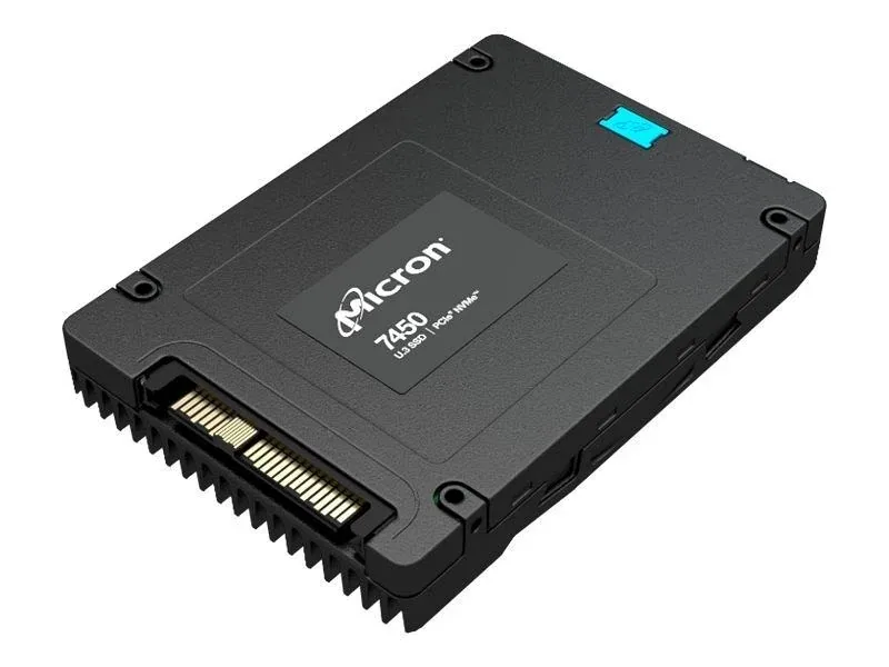 Micron MTFDKCC6T4TFS-1BC15A 7450 Max 6.4TB Triple-Level Cell PCI Express NVMe 4.0 U.3 SED 2.5-Inch Solid State Drive. In Stock