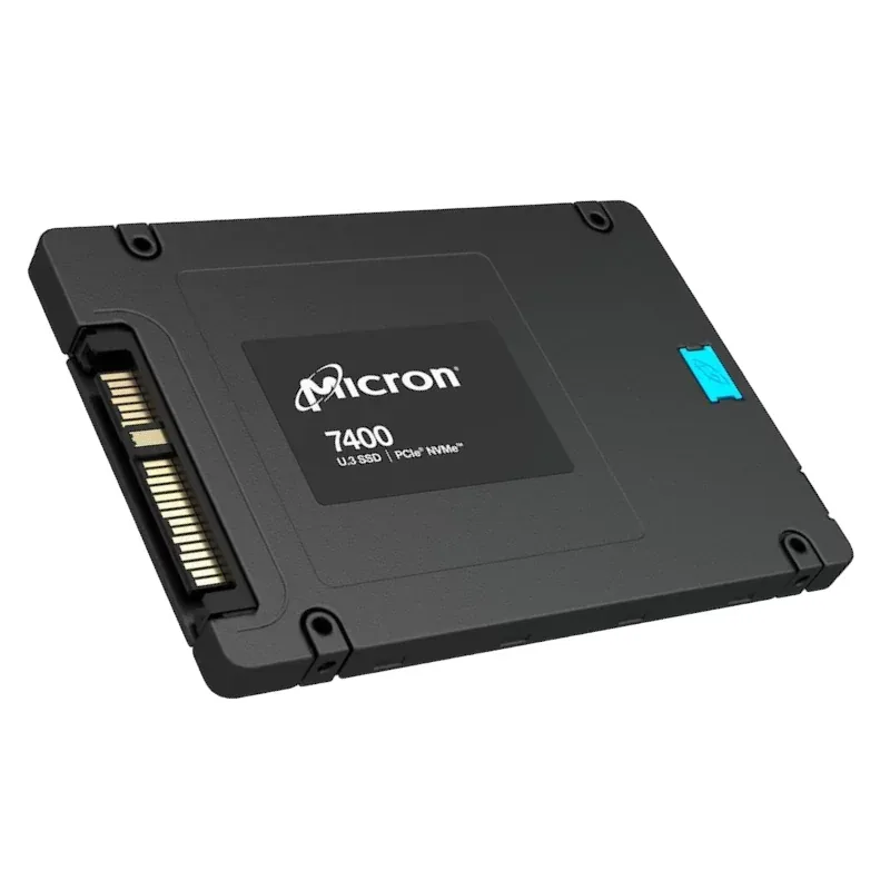 Micron MTFDKCC6T4TFS-1BC15ABYYR 7450 Max 6.4TB Triple-Level Cell PCI Express NVMe 4.0 U.3 SED 2.5-Inch Solid State Drive. In Stock