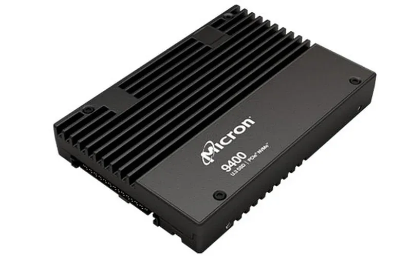 Micron MTFDKCC7T6TGH-1BC1ZA 9400 MAX 7.68TB Triple-Level Cell PCI Express NVMe 4.0 x4 Read Intensive U.3 2.5-Inch Solid State Drive