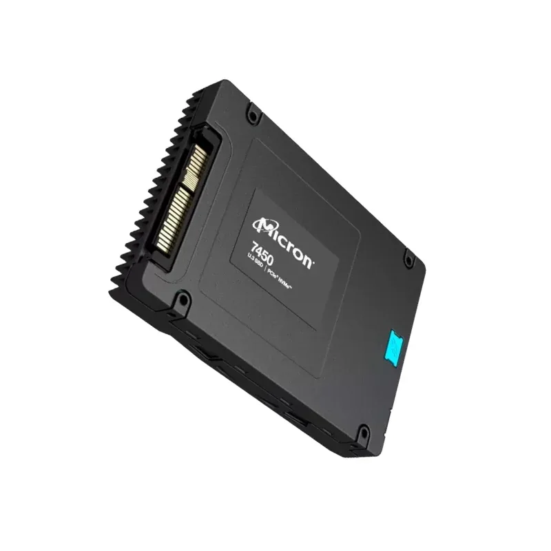 Micron MTFDKCC960TFR-1BC15ABYYR 7450 PRO Series 960GB PCI Express NVMe 4.0 x4 Read Intensive (SED TCG-opal) U.3 2.5-Inch Solid State Drive. In Stock