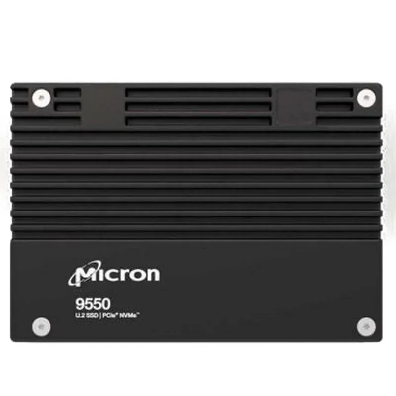 Micron MTFDLAL3T8THA-1BK1DABYYR 9550 PRO 3.84TB Triple-Level Cell PCI Express NVMe 5.0 x4 512 Read-Intensive (OCP 2.0 + TCG Opal) 2.5-Inch U.2 Data Center Solid State Drive