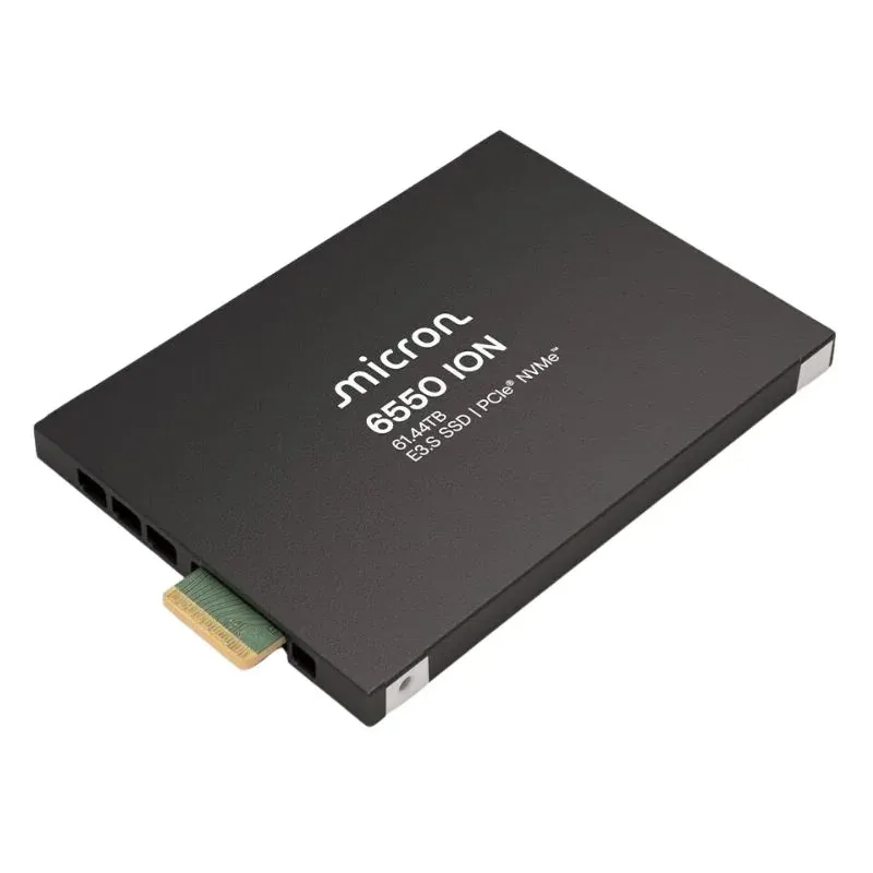 Micron MTFDLAL61T4THL-1BK1DFCYYR 6550 ION 61.44TB Triple-Level Cell PCI Express 5.0 x4 NVMe SED TCG Opal U.2 2.5-inch Enterprise Solid State Drive TAA Compliant . In Stock