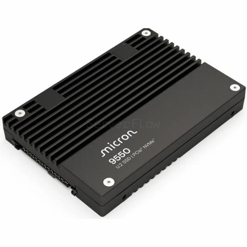 Micron MTFDLAL7T6THA-1BK1DABYYR 9550 PRO 7.68TB Triple-Level Cell PCI Express NVMe 5.0 x4 512 Read-Intensive (OCP 2.0 + TCG Opal) 2.5-Inch U.2 Data Center Solid State Drive