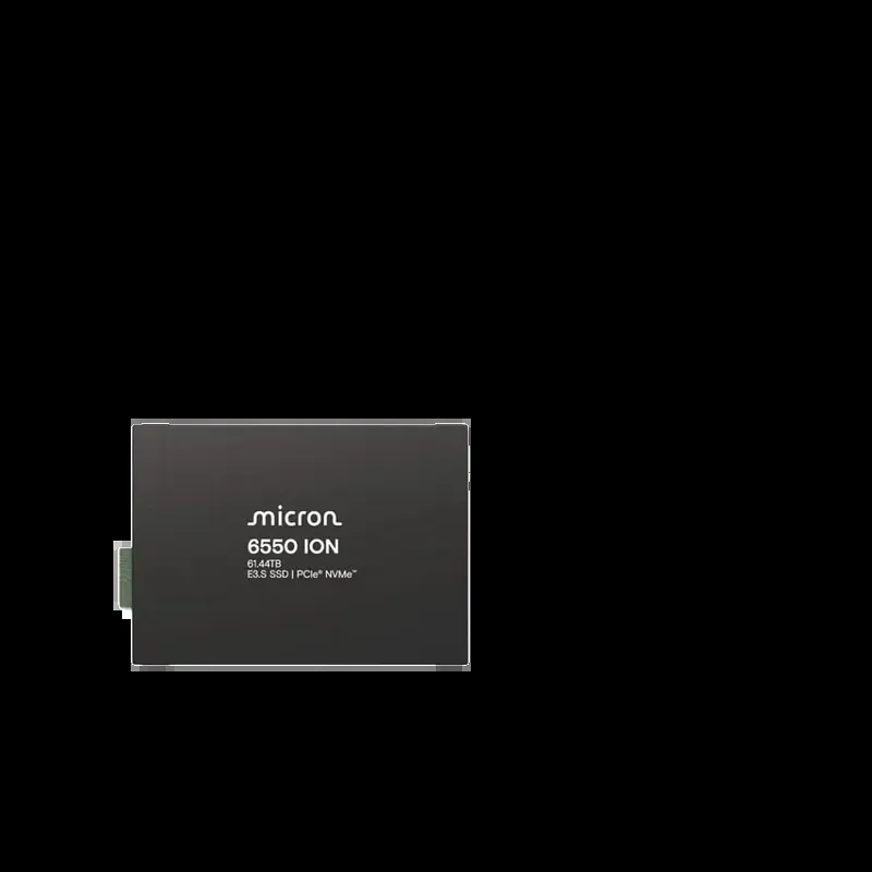 Micron MTFDLBQ30T7THL-1BK1DFCYY 6550 ION 30.72TB Triple-Level Cell PCI Express NVMe 5.0 x4 E3.S Solid State Drive