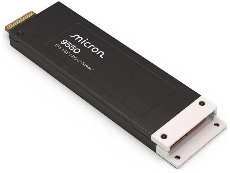 Micron MTFDLCE15T3THA-1BK1DABYYR 9550 PRO 15.36TB 3D Triple-level Cell PCI Express 5.0 x4 NVMe E1.S Enterprise Solid State Drive . In Stock