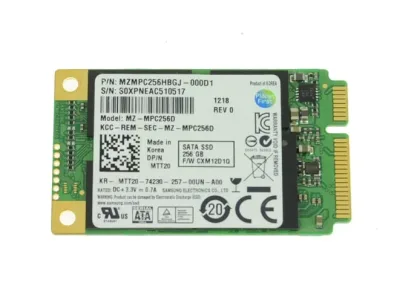 MTT20 - Dell 256GB 6Gb/s SATA Mini PCI Solid State Drive for Latitude 6430u / E7240