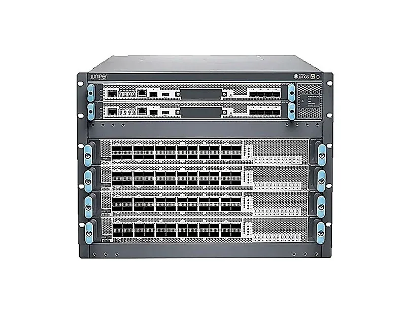 Juniper MX10004-PREMIUM MX10004 Redundant 4-Slot Chassis JNP10004 Includes 2 REs 3x Power Supplies 2x Fan Trays 2x fan tray Controllers and 6 Switch Fabric Cards. In Stock
