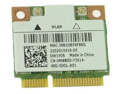 MXX0D - Dell WiFi Card Atheros Mini PCI-Express 802.11b/g/n Internal Mini Inspiron 15 (3531)