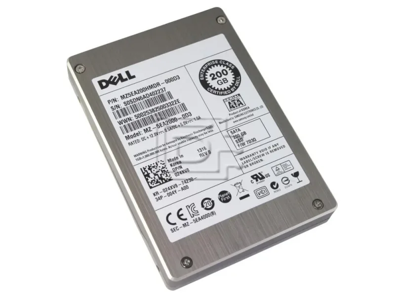 Samsung MZ-6ER2000/0G3 200GB Multi-Level Cell (MLC) SATA 6Gb/s 2.5-inch Solid State Drive