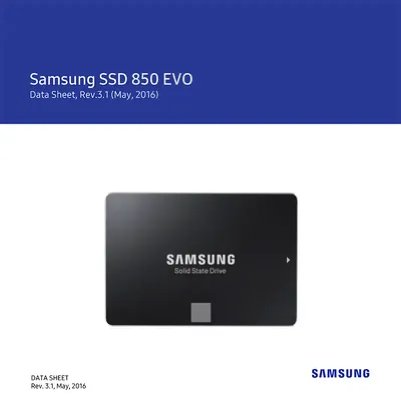 Samsung MZ-75E120B/CN 850 EVO Series 120GB Triple-Level Cell SATA 6Gb/s 2.5-inch Solid State Drive