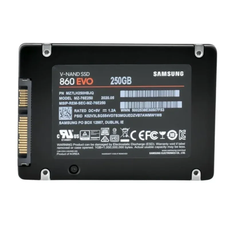 Samsung MZ-76E2T0B/CN 860 EVO Series 2TB Multi-Level Cell SATA 6Gb/s 2.5-inch Solid State Drive