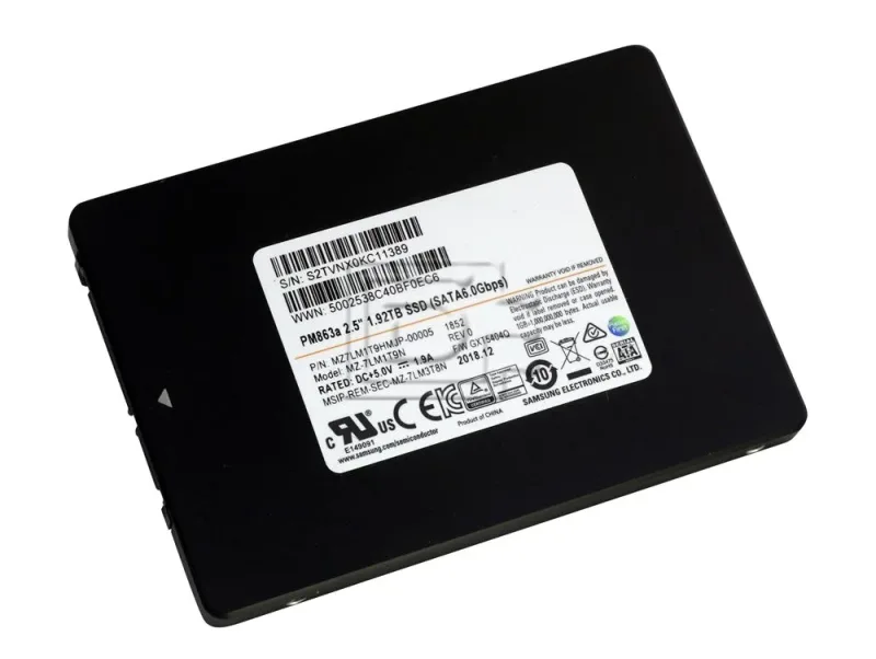 MZ-7LM1T9E - Samsung PM863 1.92TB SATA 6GB/s 2.5 inch Solid State Drive