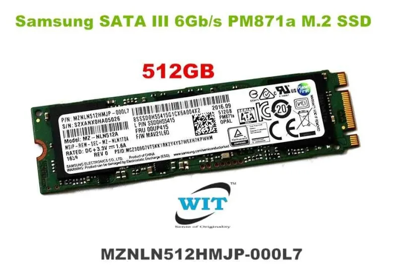 Samsung MZ-7PC512D/AM MZ-7PC512D 512 GB Internal Solid State Drive - 2.5 - SATA/600
