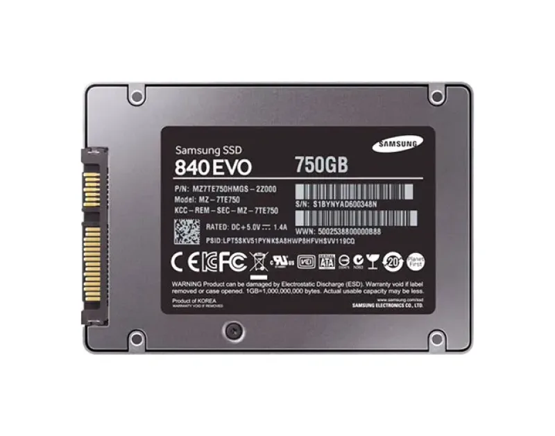 MZ-7TE750 - Samsung 840 EVO Series 750GB SATA 6Gbps 2.5-inch MLC Solid State Drive