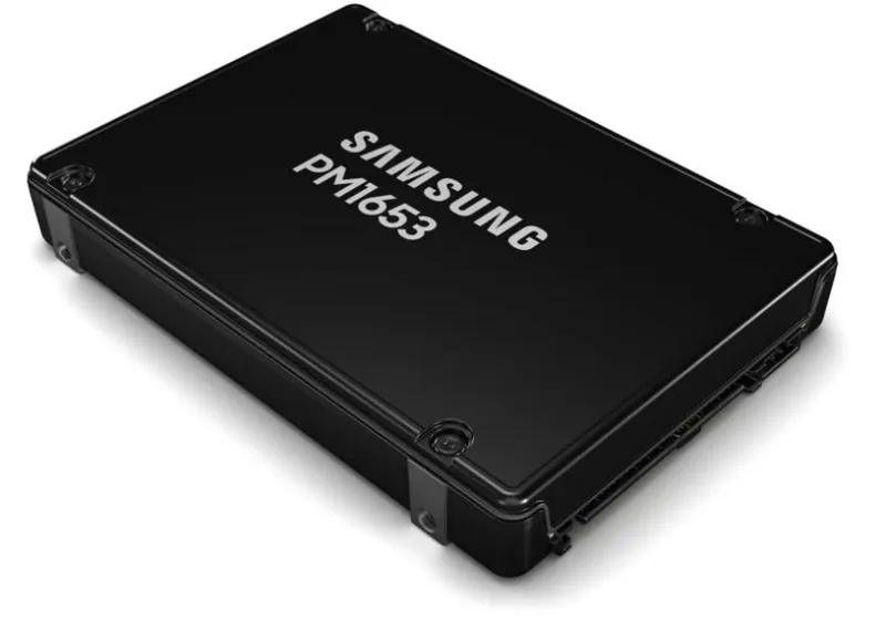 Samsung MZ-ILG9600 PM1653 960GB V-Nand SAS 24Gb/s 2.5-In Enterprise Solid State Drive