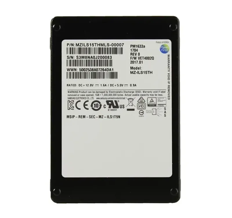 MZ-ILS800B - Samsung PM1635a Series 800GB SAS 12Gb/s 2.5-inch Solid State Drive