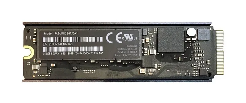 MZ-JPU128T - Samsung 128GB Multi-Level Cell (MLC) PCI Express 3.0 x4 M.2 2280 Solid State Drive for MacBook
