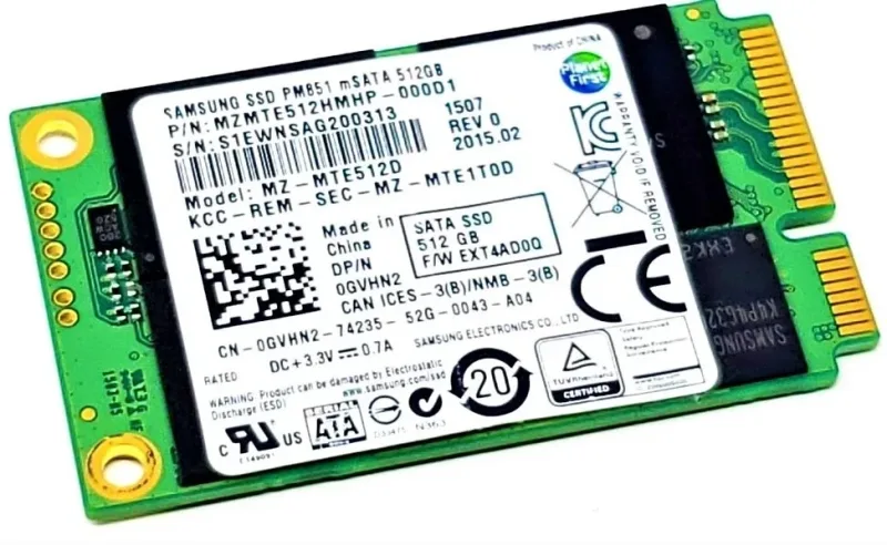 Samsung MZ-MPA0240/0L1 24GB mSATA PCI-e Solid State Drive