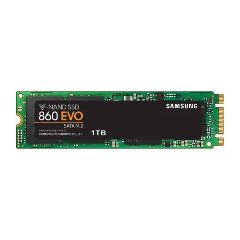 Samsung MZ-N6E1T0B/IT 860 EVO Series 1TB Multi-Level Cell (MLC) SATA 6Gb/s M.2 2280 Solid State Drive