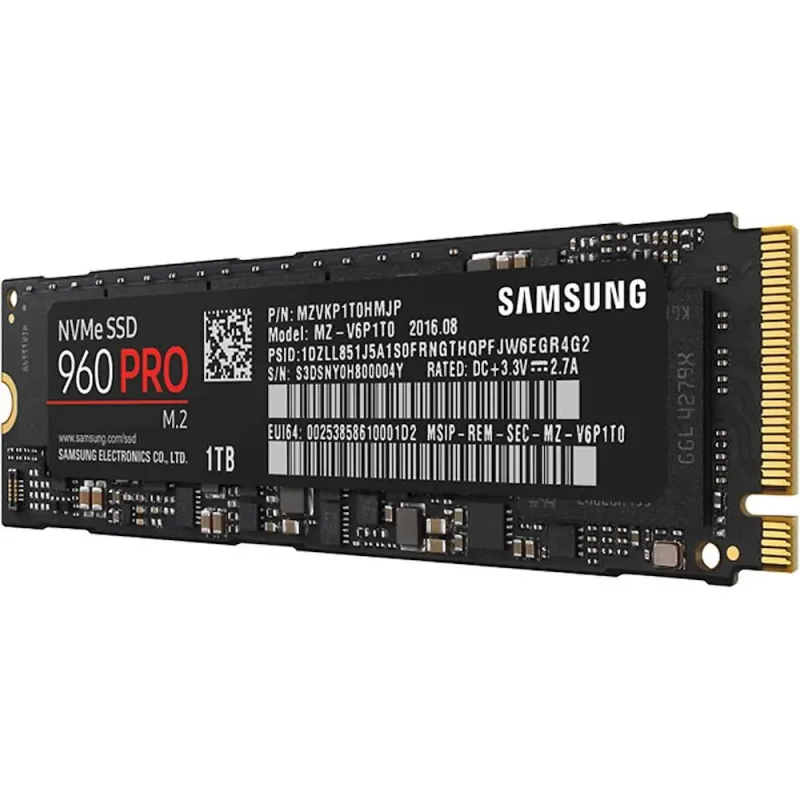 MZ-V6P1T0BW - Samsung 960 PRO Series 1TB NVMe M.2 PCI Express Solid State Drive