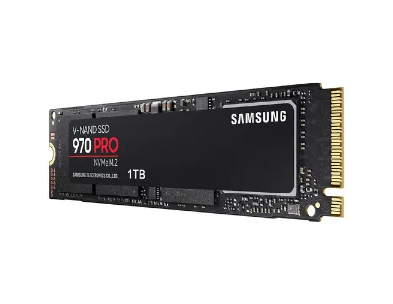 MZ-V7P1T0 - Samsung 970 PRO 1TB Multi-Level-Cell PCI Express (NVMe) 1GB Cache M.2 2280 Solid State Drive