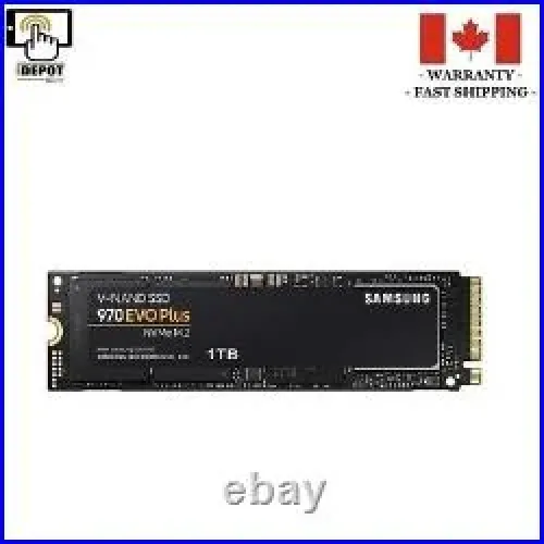 Samsung MZ-V7S1T0B/AM 970 EVO Plus 1TB Triple-Level-Cell PCI-Express 3.0 x4 NVMe M.2 2280 Solid State Drive