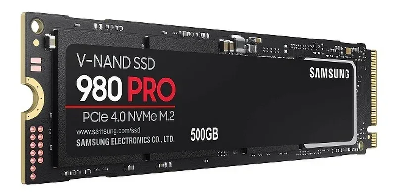 Samsung MZ-V8P500 980 Pro Series 500GB Triple-Level Cell PCI Express NVMe 4.0 x4 V NAND M.2 2280 Solid State Drive. In Stock