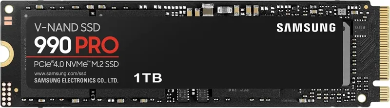 Samsung MZ-V9P1T0GW 990 Pro Series 1TB Multi-Level Cell PCI Express NVMe 4.0 x4 V NAND M.2 2280 Solid State Drive