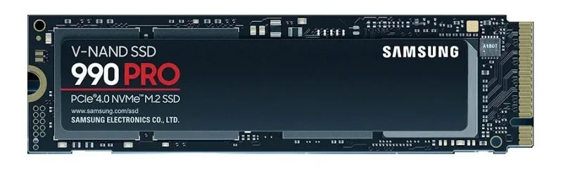 Samsung MZ-V9P2T0 990 PRO 2TB Triple-Level Cell PCI Express NVMe 4.0 x4 M.2 2280 Solid State Drive