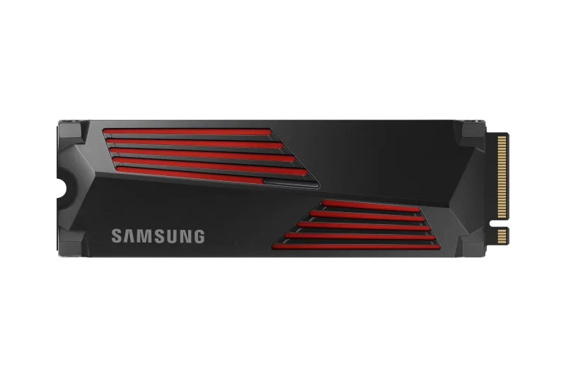 Samsung MZ-V9P2T0CW 990 PRO Series 2TB Multi-Level Cell PCI Express NVMe 4.0 x4 V-NAND (AES 256-bit Encryption) M.2 2280 Solid State Drive with Heatsink