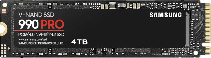 Samsung MZ-V9P4T0 990 Pro 4TB PCI Express NVMe M.2 2280 Solid State Drive