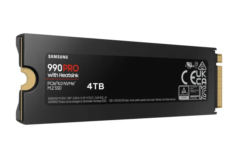 Samsung MZ-V9P4T0GW 990 Pro 4TB PCI Express NVMe M.2 2280 Solid State Drive