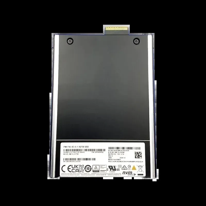 Samsung MZ3LO1T9HCJR-00AK0 PM1743 1.92TB PCI Express 5.0 x4 NVMe SFF 2.5-Inch Enterprise Solid State Drive. In Stock