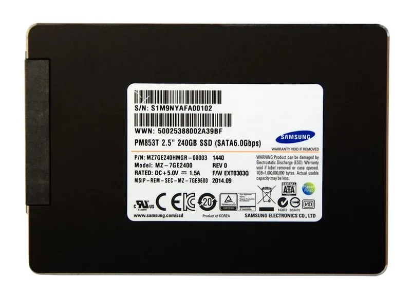 MZ7GE240HMGR - Samsung 845DC EVO 240GB SATA 6Gb/s 2.5-inch MLC Solid State Drive