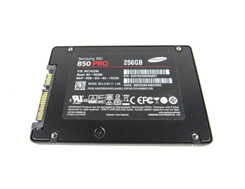MZ7KE256 - Samsung 850 PRO 256GB Multi-Level-Cell SATA 6Gb/s 2.5-inch Solid State Drive