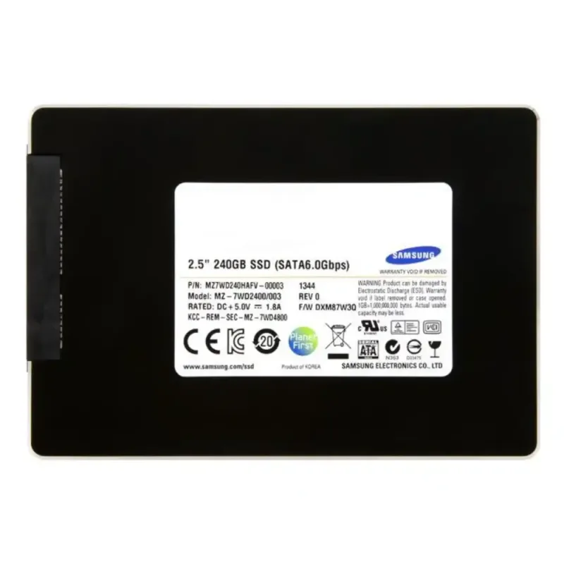 MZ7LM240HCGR-00003 - Samsung Data Center PM863 240GB SATA 6.0Gb/s 2.5-inch Enterprise Solid State Drive