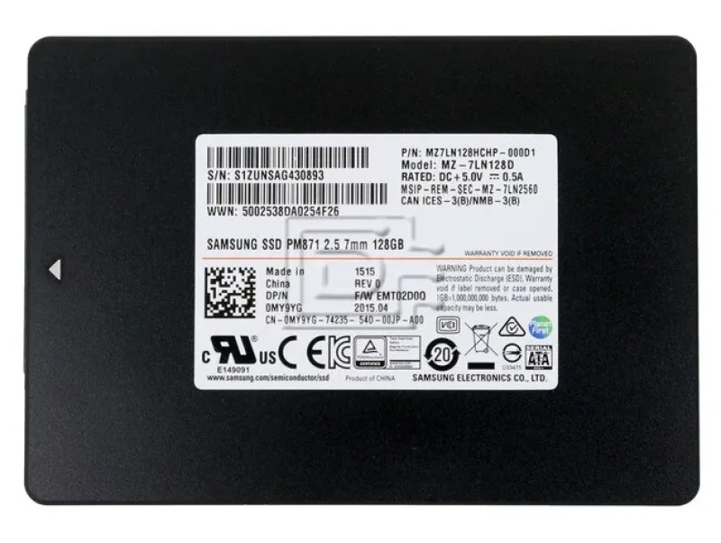 MZ7PD128HAFV-000D1 - Samsung 128GB SATA 2.5-inch Laptop Solid State Drive for Latitude E6440