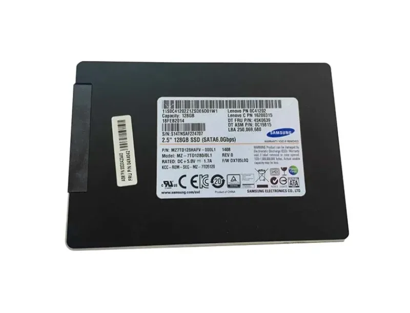 MZ7TD128HAFV - Samsung 128GB SATA 3Gb/s 2.5-inch Solid State Drive