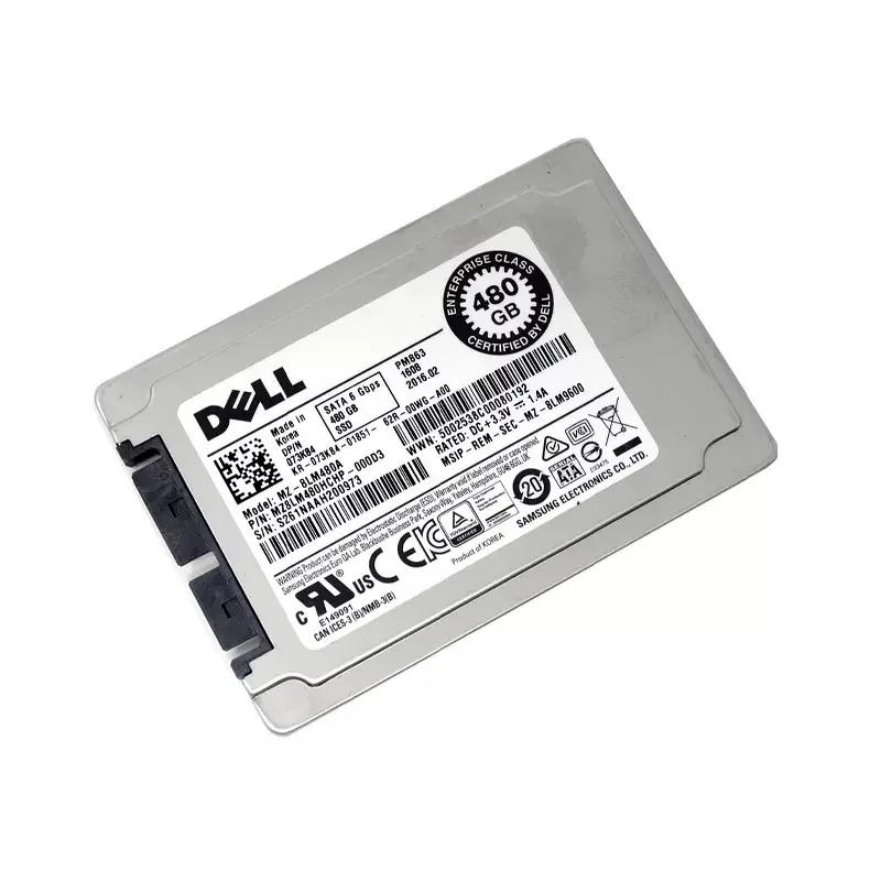 Samsung MZ8LM480HCHP-000D3 PM863 480GB Multi-Level Cell 6Gb/s SATA Read Intensive µSATA 1.8-Inch Solid State Drive (OEM)