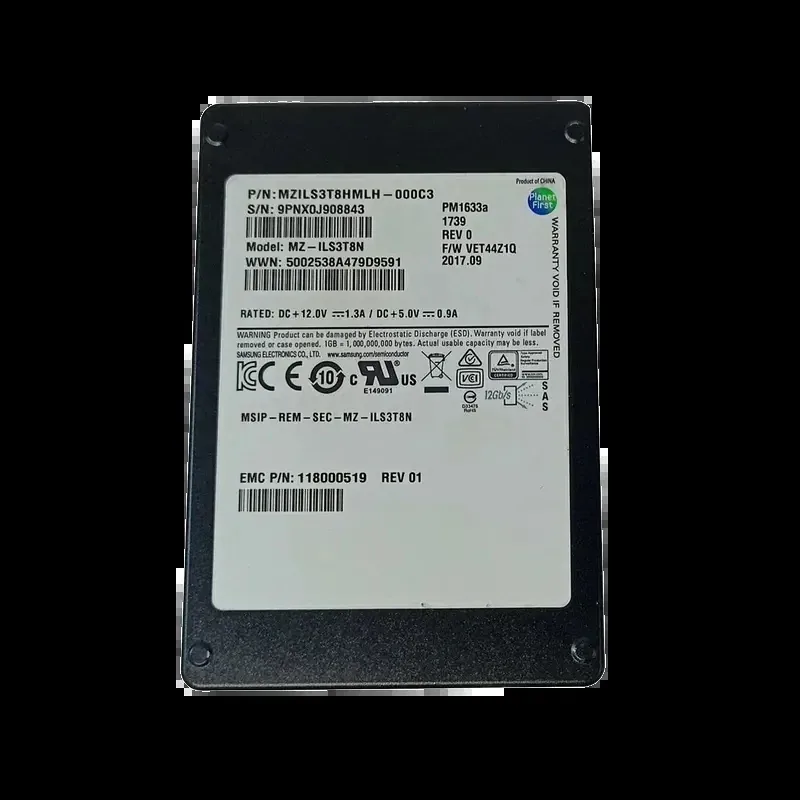 Samsung MZILS3T8HMLH-000C3 3.84TB SFF 2.5-Inch Solid State Drive (OEM)
