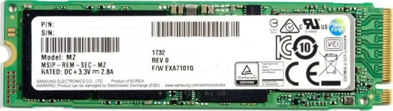 Samsung MZVLB1T0HBLR-00000 PM981a Series 1TB Triple-Level Cell PCI Express 3.0 x4 NVMe M.2 2280 Solid State Drive. In Stock