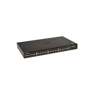 N2048 - Dell Networking N2048 48 x Ports 10/100/1000 + 2 x Ports 10 Gigabit SFP+ Rack-mountable Layer 2 Managed Gigabit Ethernet Switch