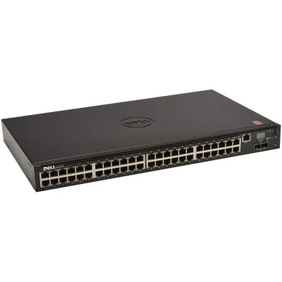 N2048P - Dell Networking N2048P 48 x Ports 10/100/1000 PoE+ + 2 x Ports 10 Gigabit SFP+ Gigabit Ethernet Rack-mountable Ethernet Switch