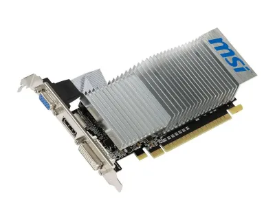 N2101GD3HLP - MSI Nvidia GeForce 210 1GB DDR3 DVI/HDMI PCI Express 2.0 x16 Low Profile Video Graphics Card