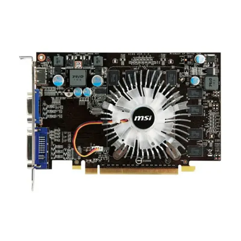 N220GT-MD1G - MSI GeForce GT 220 1GB 128-Bit GDDR2 PCI Express 2.0 x16 Dual-link DVI/ D-Sub/ HDMI/ HDCP Ready SLI Support Video Graphics Card