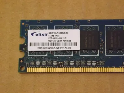 N2TU1G16GG-3C - Elixir DDR2-667MHz 64Mx16 BGA DRAM Memory Chip