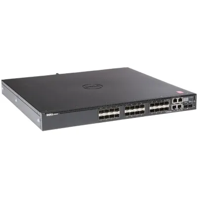 N3024F - Dell Networking N3024F 24 x Ports 10/100/1000 + 2 x Ports 10 Gigabit SFP+ Gigabit Ethernet Rack-mountable Layer 2 Managed Switch