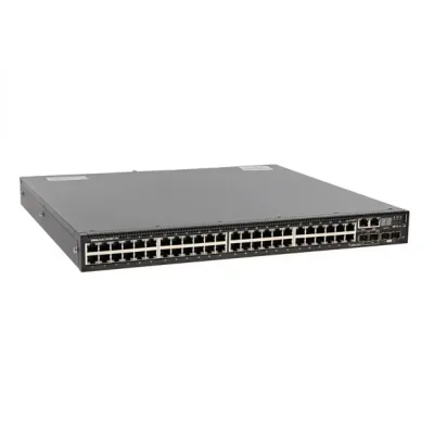 N3048ET-ON - Dell Networking N3048ET-ON 48 x Ports 10/100/1000Base-T + 2 x Ports 10 Gigabit SFP+ 2 x Ports 1000Base-T Combo Gigabit Ethernet Rack-Mountable 1U Layer 3 Managed Network Switch