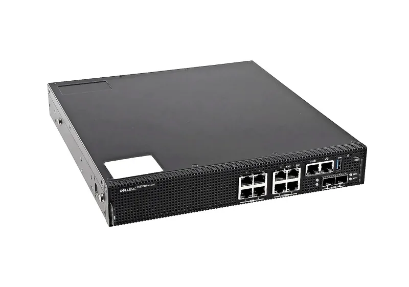Dell N3208PX-ONF 4-Ports PoE++ 5GBase-T RJ-45 5 Gigabit Ethernet + 4-Ports PoE++ 10/100/1000Base-T RJ-45 + 2-Ports 10GBase-X SFP+ Layer 3 Managed 1U Rack-mountable Network Switch. In Stock